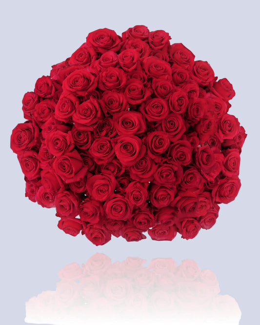 Bouquet di 101 Rose Rosse – 90 cm
