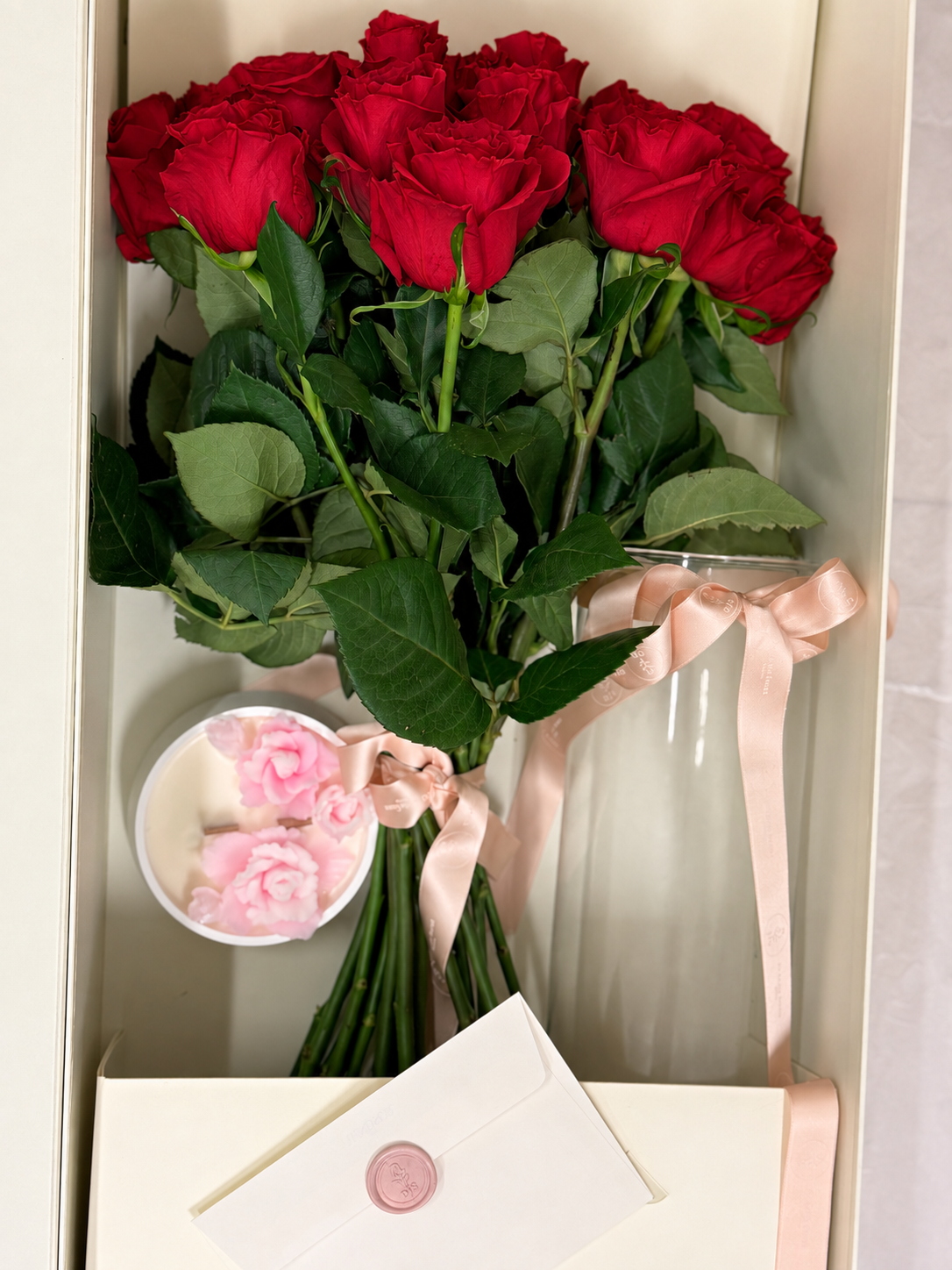 DI Jardin Secret Luxury Box – 15 Rose Rosse