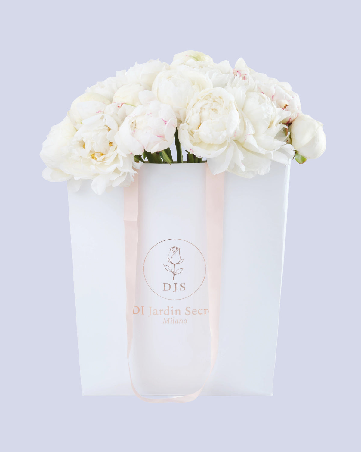 Bouquet di 25 Peonie Bianche