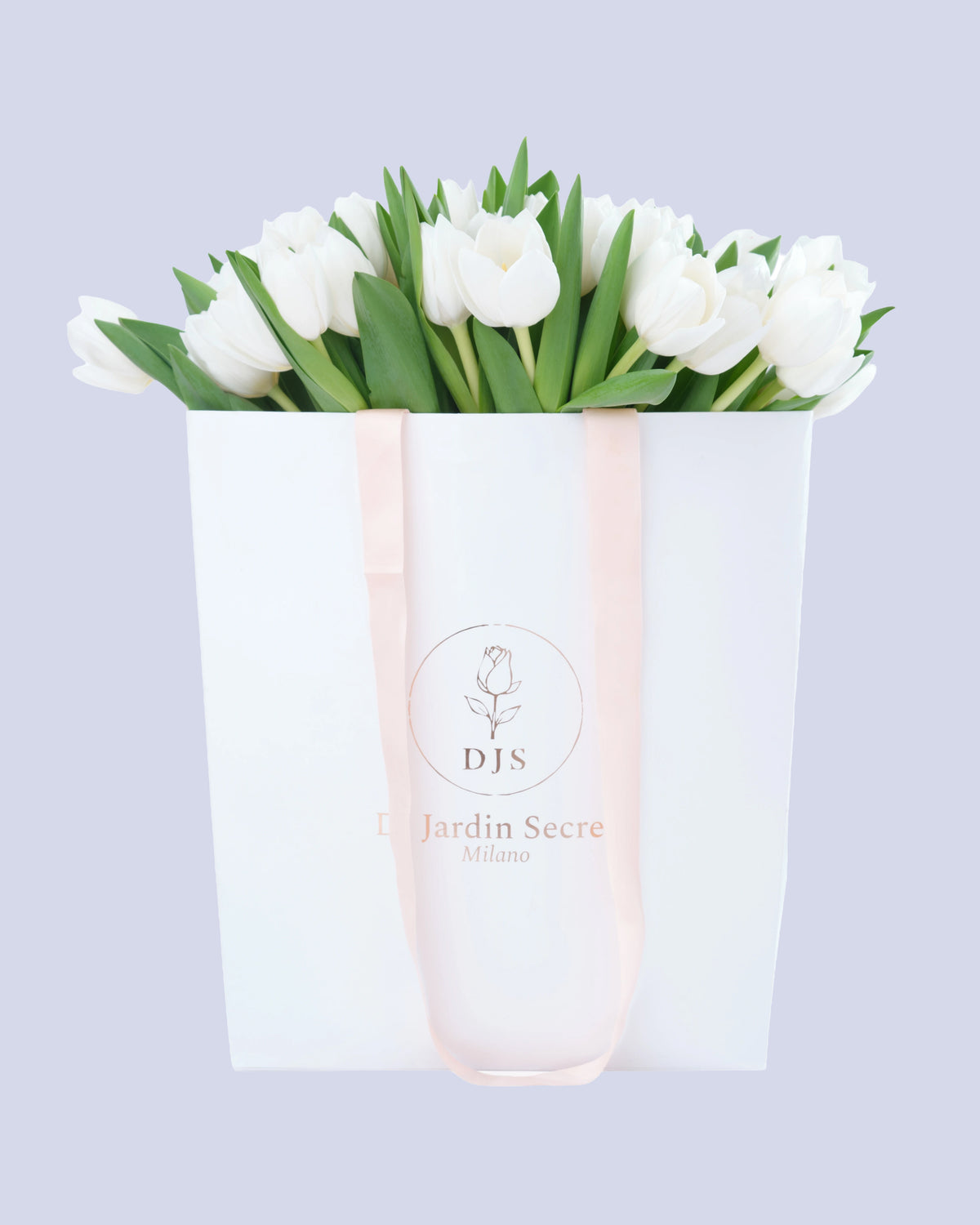 Bouquet di 25 Tulipani Bianchi